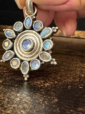 Rainbow Moonstone Pendant